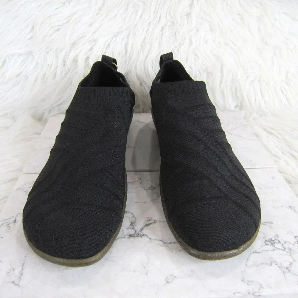 Naot Okahu Black Knit Vegan Slip-on Comfort Shoes Size 40 EU, 9 US NWOB